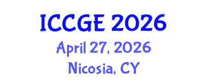 International Conference on Civil and Geological Engineering (ICCGE) April 27, 2026 - Nicosia, Cyprus