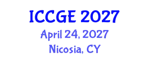 International Conference on Civil and Geological Engineering (ICCGE) April 24, 2027 - Nicosia, Cyprus