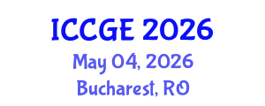 International Conference on Civil and Geological Engineering (ICCGE) May 04, 2026 - Bucharest, Romania