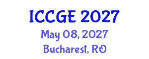 International Conference on Civil and Geological Engineering (ICCGE) May 08, 2027 - Bucharest, Romania
