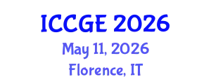 International Conference on Civil and Geological Engineering (ICCGE) May 11, 2026 - Florence, Italy