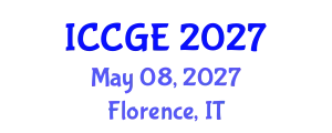 International Conference on Civil and Geological Engineering (ICCGE) May 08, 2027 - Florence, Italy