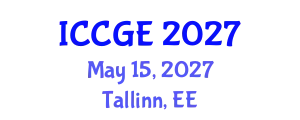 International Conference on Civil and Geological Engineering (ICCGE) May 15, 2027 - Tallinn, Estonia