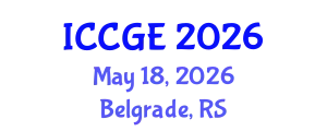 International Conference on Civil and Geological Engineering (ICCGE) May 18, 2026 - Belgrade, Serbia