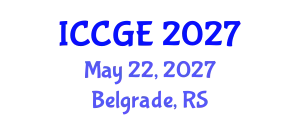 International Conference on Civil and Geological Engineering (ICCGE) May 22, 2027 - Belgrade, Serbia