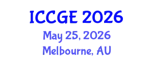 International Conference on Civil and Geological Engineering (ICCGE) May 25, 2026 - Melbourne, Australia