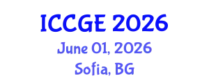 International Conference on Civil and Geological Engineering (ICCGE) June 01, 2026 - Sofia, Bulgaria