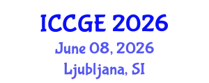 International Conference on Civil and Geological Engineering (ICCGE) June 08, 2026 - Ljubljana, Slovenia