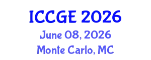 International Conference on Civil and Geological Engineering (ICCGE) June 08, 2026 - Monte Carlo, Monaco