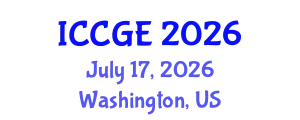 International Conference on Civil and Geological Engineering (ICCGE) July 17, 2026 - Washington, United States