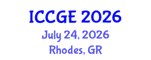 International Conference on Civil and Geological Engineering (ICCGE) July 24, 2026 - Rhodes, Greece