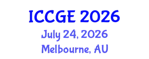 International Conference on Civil and Geological Engineering (ICCGE) July 24, 2026 - Melbourne, Australia