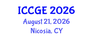 International Conference on Civil and Geological Engineering (ICCGE) August 21, 2026 - Nicosia, Cyprus