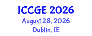 International Conference on Civil and Geological Engineering (ICCGE) August 28, 2026 - Dublin, Ireland