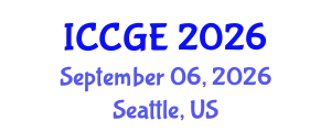 International Conference on Civil and Geological Engineering (ICCGE) September 06, 2026 - Seattle, United States