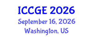 International Conference on Civil and Geological Engineering (ICCGE) September 16, 2026 - Washington, United States