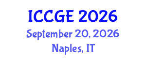 International Conference on Civil and Geological Engineering (ICCGE) September 20, 2026 - Naples, Italy