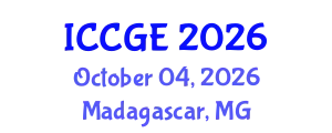 International Conference on Civil and Geological Engineering (ICCGE) October 04, 2026 - Madagascar, Madagascar