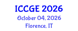 International Conference on Civil and Geological Engineering (ICCGE) October 04, 2026 - Florence, Italy