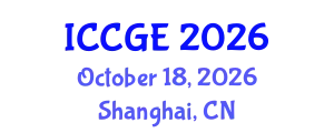 International Conference on Civil and Geological Engineering (ICCGE) October 18, 2026 - Shanghai, China
