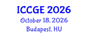 International Conference on Civil and Geological Engineering (ICCGE) October 18, 2026 - Budapest, Hungary