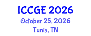 International Conference on Civil and Geological Engineering (ICCGE) October 25, 2026 - Tunis, Tunisia