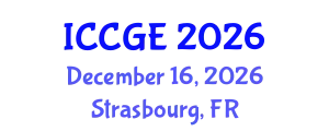 International Conference on Civil and Geological Engineering (ICCGE) December 16, 2026 - Strasbourg, France