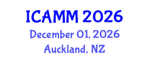 International Conference on Applied Mechanics and Mathematics (ICAMM) December 01, 2026 - Auckland, New Zealand