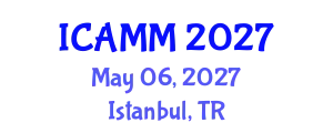 International Conference on Applied Mechanics and Mathematics (ICAMM) May 06, 2027 - Istanbul, Turkey