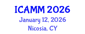 International Conference on Applied Mechanics and Mathematics (ICAMM) January 12, 2026 - Nicosia, Cyprus