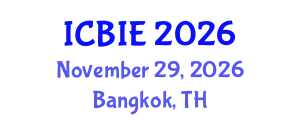 International Conference on Business and Information Engineering (ICBIE) November 29, 2026 - Bangkok, Thailand