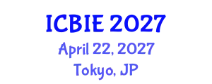 International Conference on Business and Information Engineering (ICBIE) April 22, 2027 - Tokyo, Japan