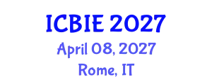 International Conference on Business and Information Engineering (ICBIE) April 08, 2027 - Rome, Italy