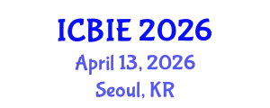 International Conference on Business and Information Engineering (ICBIE) April 13, 2026 - Seoul, Republic of Korea