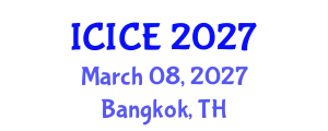 International Conference on Information and Communication Engineering (ICICE) March 08, 2027 - Bangkok, Thailand