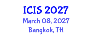 International Conference on Intelligent Systems (ICIS) March 08, 2027 - Bangkok, Thailand