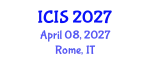 International Conference on Intelligent Systems (ICIS) April 08, 2027 - Rome, Italy