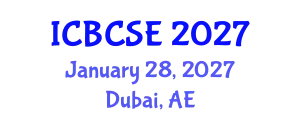 International Conference on Biological and Chemical Systems Engineering (ICBCSE) January 28, 2027 - Dubai, United Arab Emirates