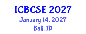 International Conference on Biological and Chemical Systems Engineering (ICBCSE) January 14, 2027 - Bali, Indonesia