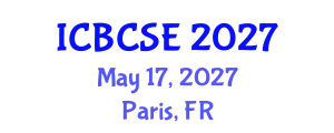 International Conference on Biological and Chemical Systems Engineering (ICBCSE) May 17, 2027 - Paris, France