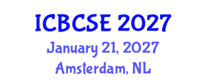 International Conference on Biological and Chemical Systems Engineering (ICBCSE) January 21, 2027 - Amsterdam, Netherlands