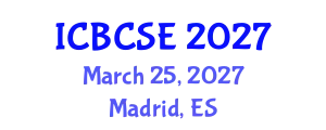 International Conference on Biological and Chemical Systems Engineering (ICBCSE) March 25, 2027 - Madrid, Spain