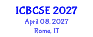 International Conference on Biological and Chemical Systems Engineering (ICBCSE) April 08, 2027 - Rome, Italy