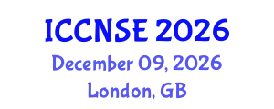 International Conference on Cognitive and Neural Systems Engineering (ICCNSE) December 09, 2026 - London, United Kingdom