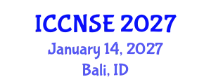 International Conference on Cognitive and Neural Systems Engineering (ICCNSE) January 14, 2027 - Bali, Indonesia