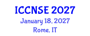 International Conference on Cognitive and Neural Systems Engineering (ICCNSE) January 18, 2027 - Rome, Italy