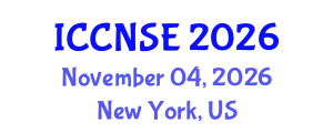 International Conference on Cognitive and Neural Systems Engineering (ICCNSE) November 04, 2026 - New York, United States