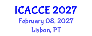International Conference on Applied Chemistry and Chemical Engineering (ICACCE) February 08, 2027 - Lisbon, Portugal
