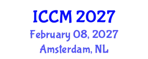 International Conference on Computational Mathematics (ICCM) February 08, 2027 - Amsterdam, Netherlands