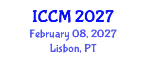 International Conference on Computational Mathematics (ICCM) February 08, 2027 - Lisbon, Portugal